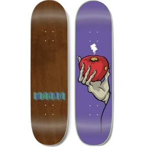 StrangeLove Skateboards and Todd Bratrud Purple Apple 8.5" Skateboard Deck